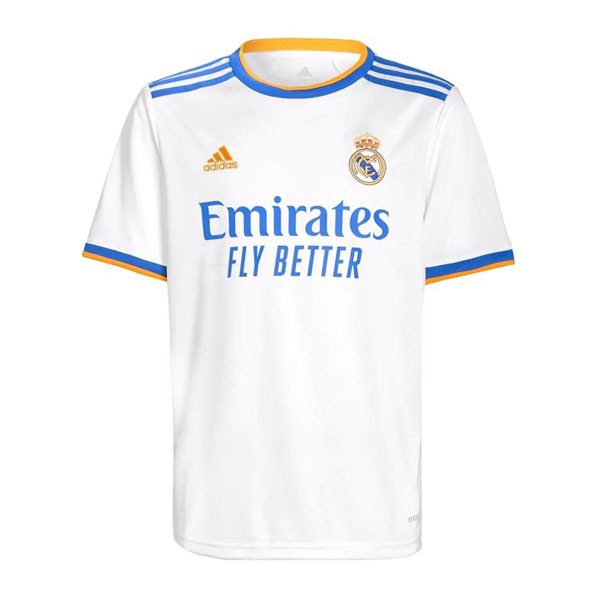 Camiseta Real Madrid Replica Primera Ropa 2021/22 Blanco